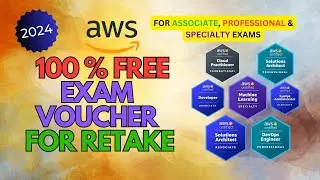 AWS FREE CERTIFICATION VOUCHER FOR RETAKE 100 % Free AWS  Voucher