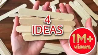4 Practical Recycling Ideas with Tongue Depressor♻️