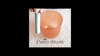 Matte Crystal Singing Alchemy Bowl, Quartz Meditation Chakra Bowl  #crystalsingingbowls
