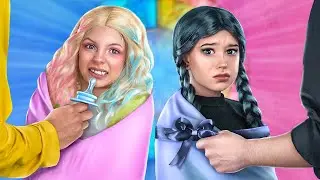Wednesday Addams Dan Enid Adalah Anak-Anak! AYAH KAYA ENID Vs AYAH BOKEK WEDNESDAY! Bagian 3