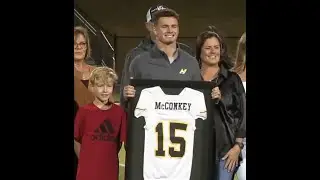 Georgia Bulldog receiver Ladd McConkey's high school retires his jersey