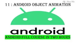 Android Studio Object Animators | Programming Master rao