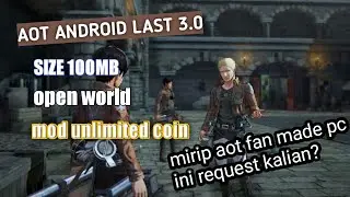 Size 100mb Attack on titan android game Multiplayer terbaru 2020 mod unlimited coin