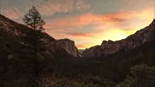 Yosemite at Sunrise - Timelapse taken with my GoPro hero 10