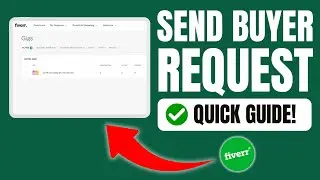 How to Send Your First Buyer Request on Fiverr as a New Seller
