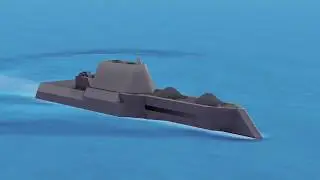 Warship Craft - USS Zumwalt - Replica Showcase