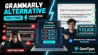 GemType: Free Grammarly Alternative That Doesn't Track You | Chrome Extension + AI Keyboard