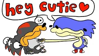 Sonic X Shadow are great "friends!"