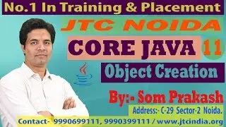 Core Java -9 : Java Language: Object Creation in java | SCJP / OCJP by Som Sir Part-11