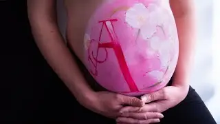 Dibujos en barriga de Embarazada - Belly painting session by PATADITAS - Ibiza