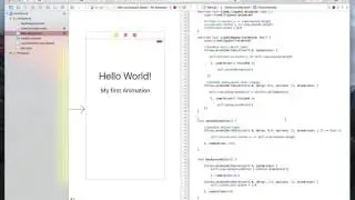 iOS Animation with Swift Alpha Changes class 5