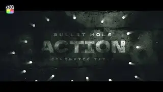 Top Apple Motion Projects: Bullet Hole Title
