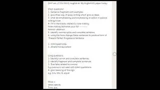 eng101  Current paper 2023 today paper | eng101 Final term current Paper 2023 
