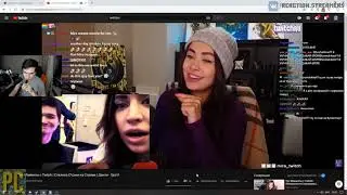 Братишкин смотрит  Топ Моменты с Twitch ¦ Спалила С٭ськи на Стриме ¦ Денли   Трап؟