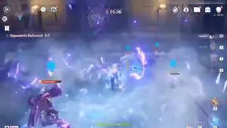 Yelan Burst in Action