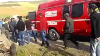 حادثة سير خطيرة بباب تبياط على مقربة من تارجيست