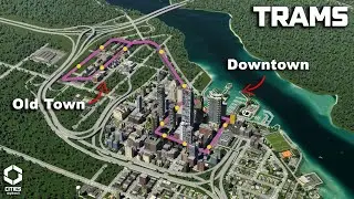 Connecting Old Town with TRAMS | Cities Skylines 2 : Gulf Coast Florida