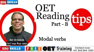 Edu Skills OET Reading Part - B:  Guidelines:  Tips, Tricks & Strategies