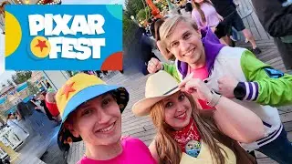 We Did EVERYTHING at Pixar Fest on Opening Day!!