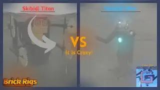 Skibidi Titan Vs. Speaker Man - Brick Rigs - Joke