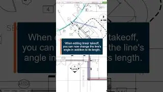 Edit your line angles! #oncenter #ost #onscreentakeoff