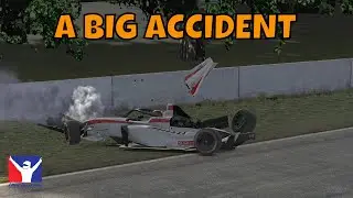 Super Formula Light iRacing Epic Crash (Possibly Fatal IRL I guess)