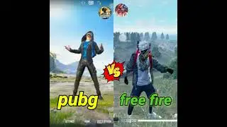 Pubg vs free fire #pubgmobile #bgmi #short #freefire #attitude #bgmiunban #bgmiunbannews #funny