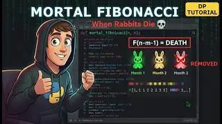 Mortal Fibonacci Rabbits 🐰💀 | Dynamic Programming Explained | Coding Interview