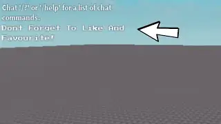How to make Server Messages On Roblox Studio