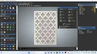 Artcam #2d3d  Design | Wall ring partition full 2d explanation Hindi tutorial | contact :-9799935797