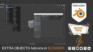 EXTRA OBJECTS ADDON IN BLENDER 