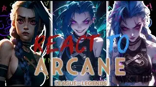 Past Arcane React To Future || Gacha React