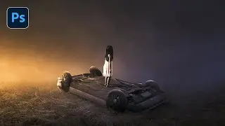 Photoshop for Beginners - Creating a Dramatic Sad Child Photo Manipulation