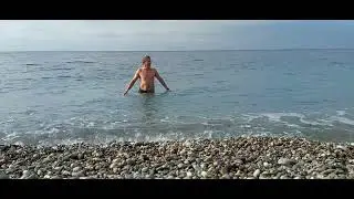 Абхазия ,Пицунда ,Чёрное море. 24 октября 2023