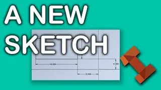 A New Sketch | Inventor 2021 Basics | Part 1