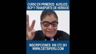 CURSO EN PRIMEROS AUXILIOS, RCP, TRANSPORTE DE HERIDOS E INYECTABLES 2DA EDICIÓN 2023