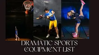 Dramatic Sports Portraits Equipment