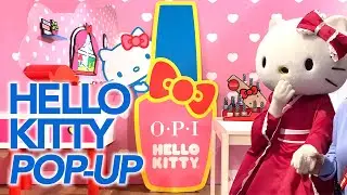 OPI x Hello Kitty Friends Around the World Pop-Up Experience (L.A.) and Bow Nail Art Design