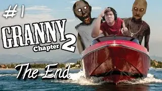 ESCAPE FROM GRANNY BY BOAT!!! Granny Chapter 2 Part 1 [INDO SUB] ~There's Granny's Husband!! haha