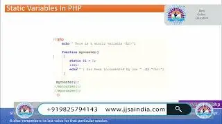 46 Static Variables In PHP