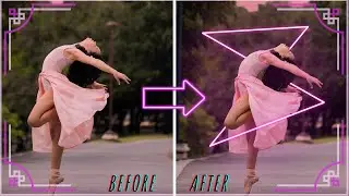 How To Make Neon Light Effect In Adobe Photoshop Easy Way? 💯🔥
