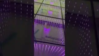 Interactive led dance floor infinity 3D mirror dance floor #event #dance floor #dj #children