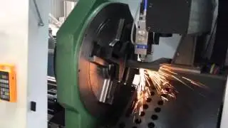 fiber laser cutting metal tube
