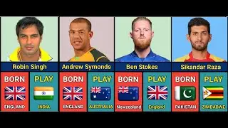 Famous Cricket Players Played For different Country of their Birth Country #cricket #cricketplayer