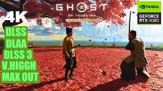 Ghost Of Tsushima RTX 4080 4K Benchmark | DLSS, DLAA, Frame gen