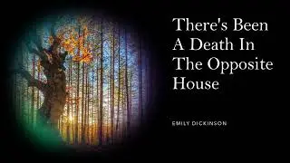 There's Been A Death In The Opposite House by Emily Dickinson