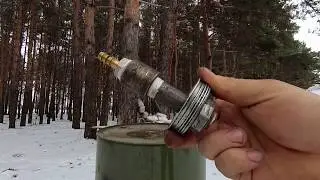Взрыв бочки из под....200л