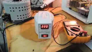 Тестирование работы стабилизатора Luxeon AVR 500 D