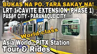 ASIA WORLD - PITX & NINOY AQUINO STATION TOUR AND TRAIN RIDES. WORLDCLASS PITX TERMINAL LIKE A MALL