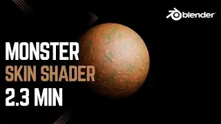monster skin shader in blender